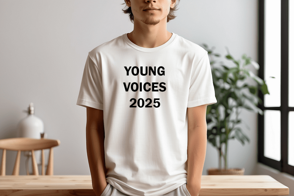 Young Voices 2025 T-Shirt official kids uk