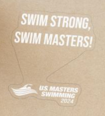 US Masters Swimming 2024 Stickers