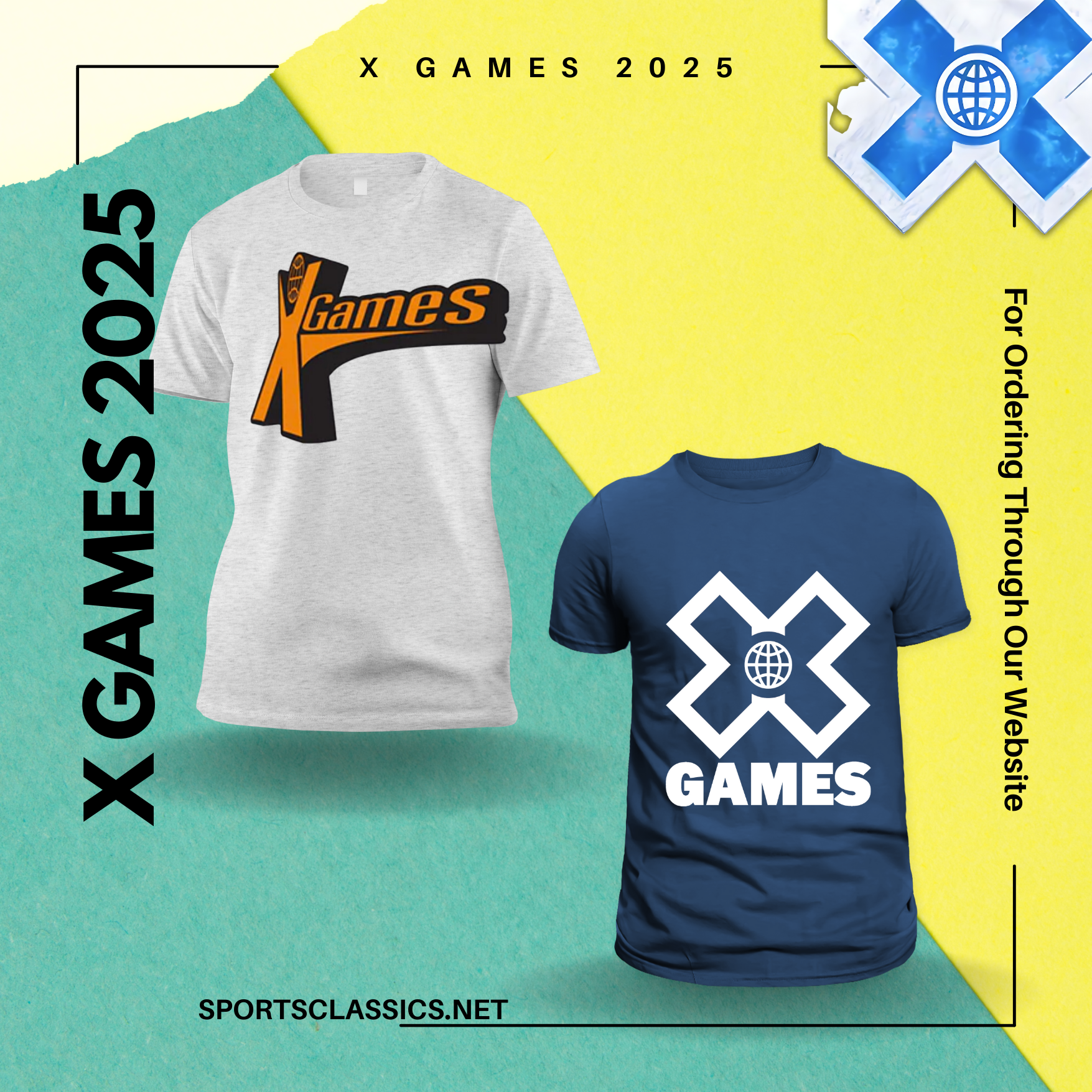 Shop X Games T-Shirts and Merch 2025