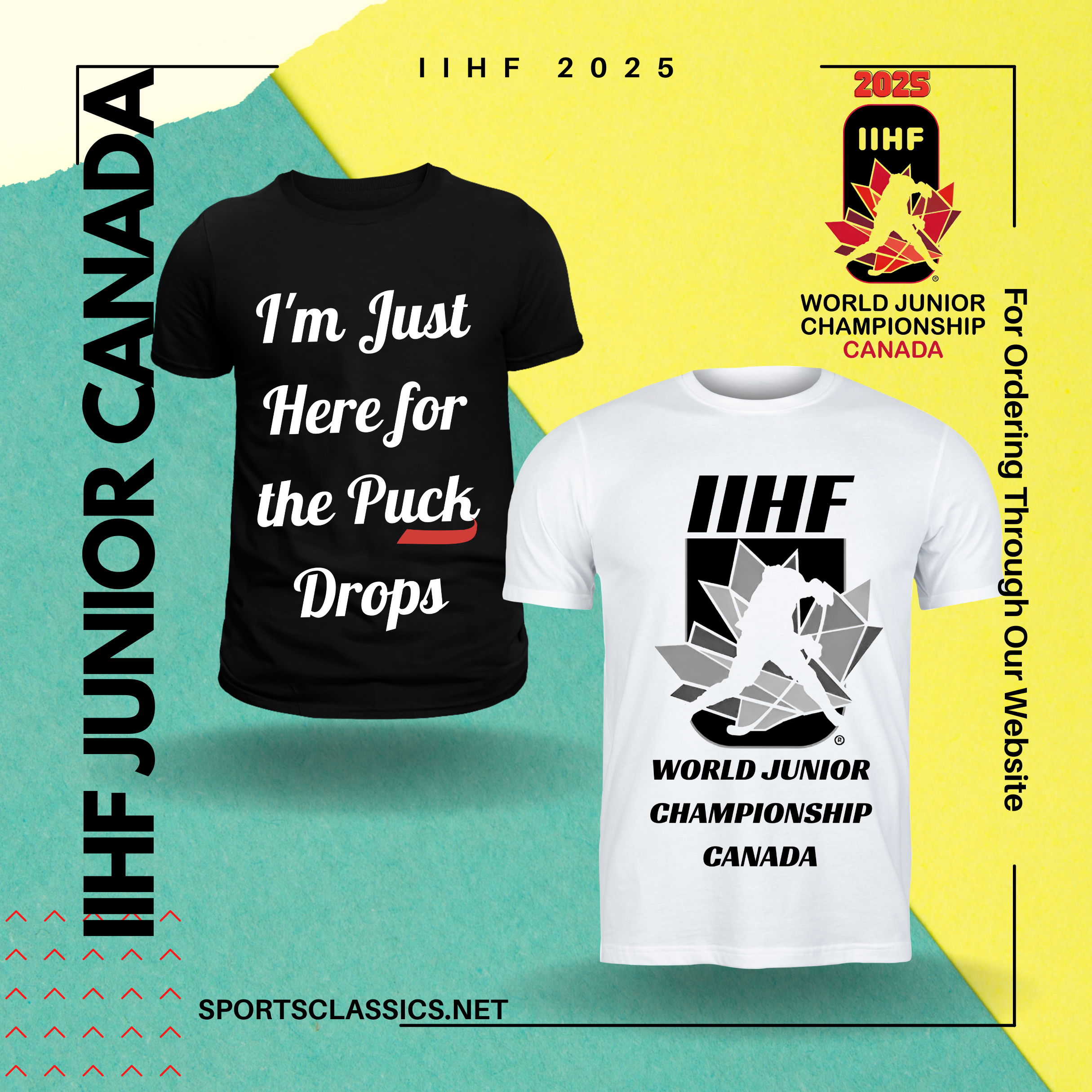 IIHF World Juniors 2025 Shop T-shirts and Merch