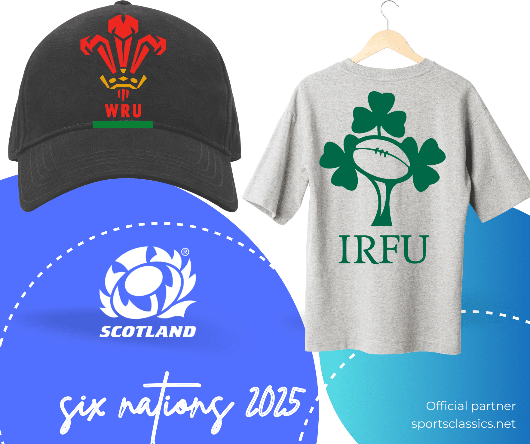 Six Nations 2025 T-shirts and Merchandise